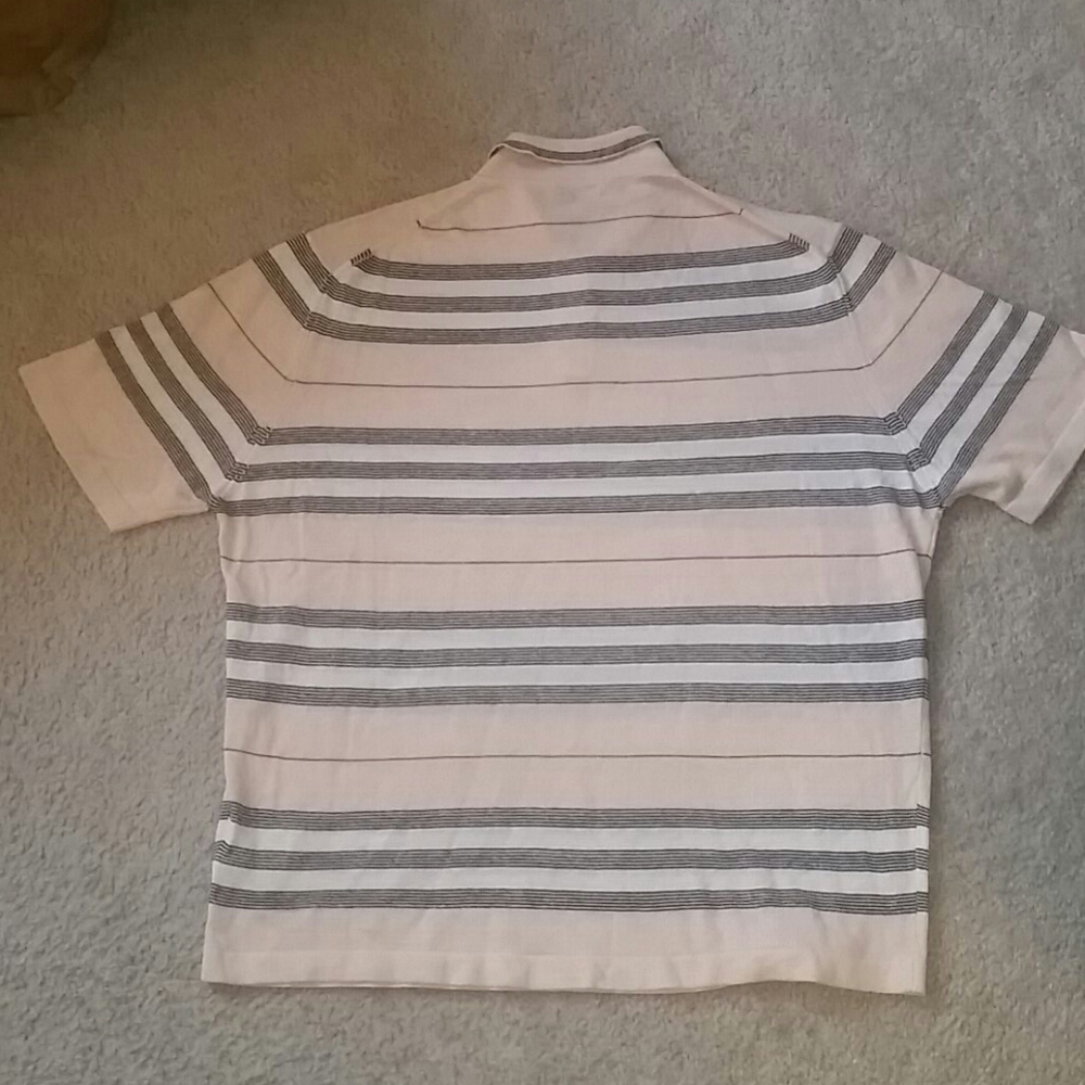 Burberry London lightweight Men's Knit Polo Shirt - Picture 3 of 4